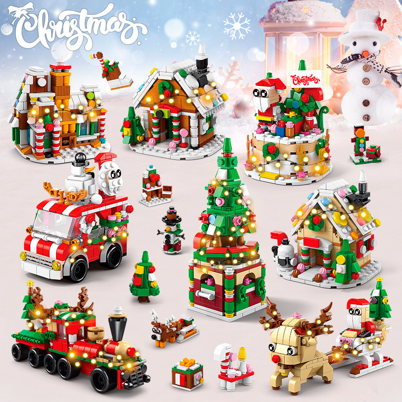 Lego Set Creator - Creatieve Stad Winter Dorp Kerstman Peperkoek