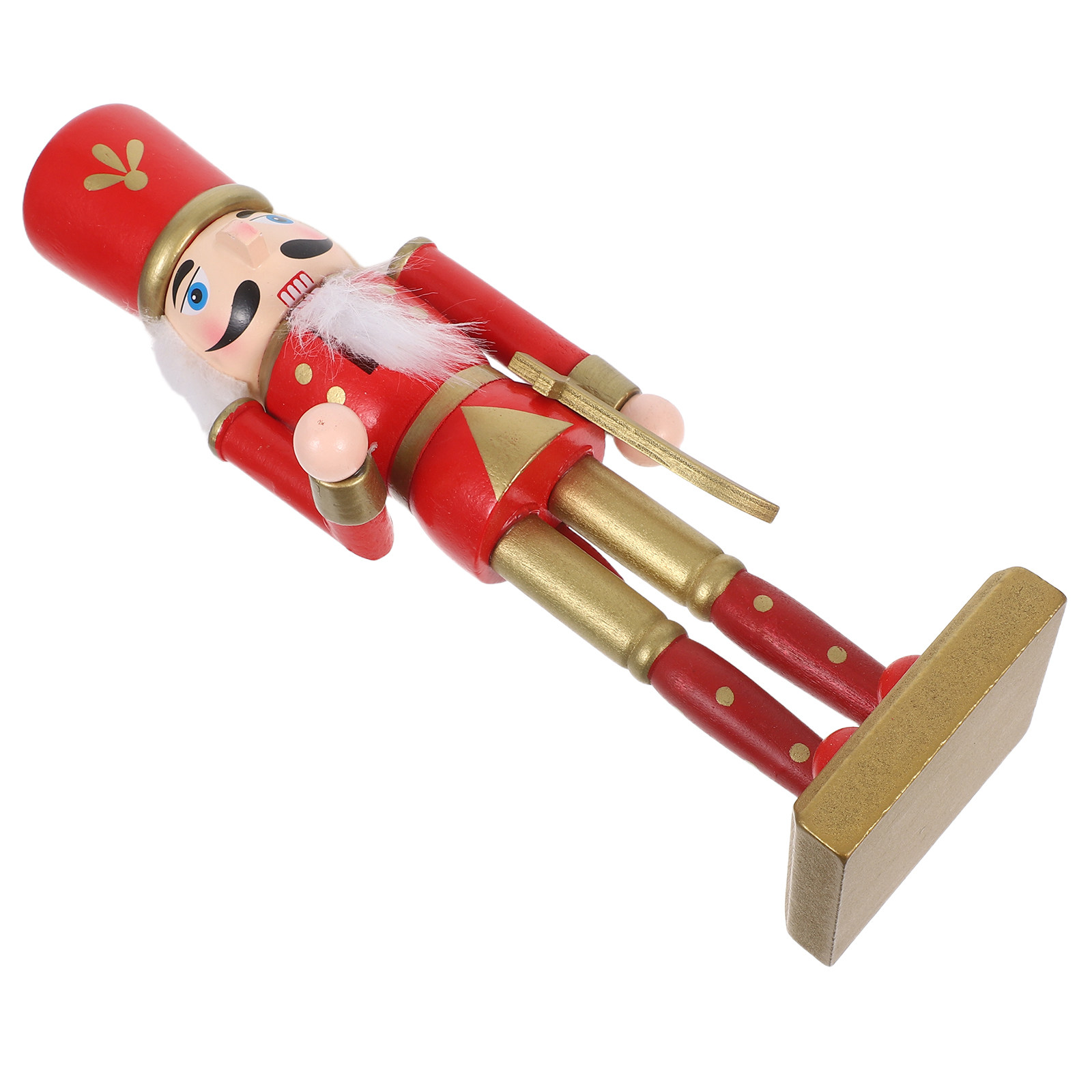 Nutcracker Figurine - Kerst Notenkraker Soldaat Figuur Ornamenten Houten