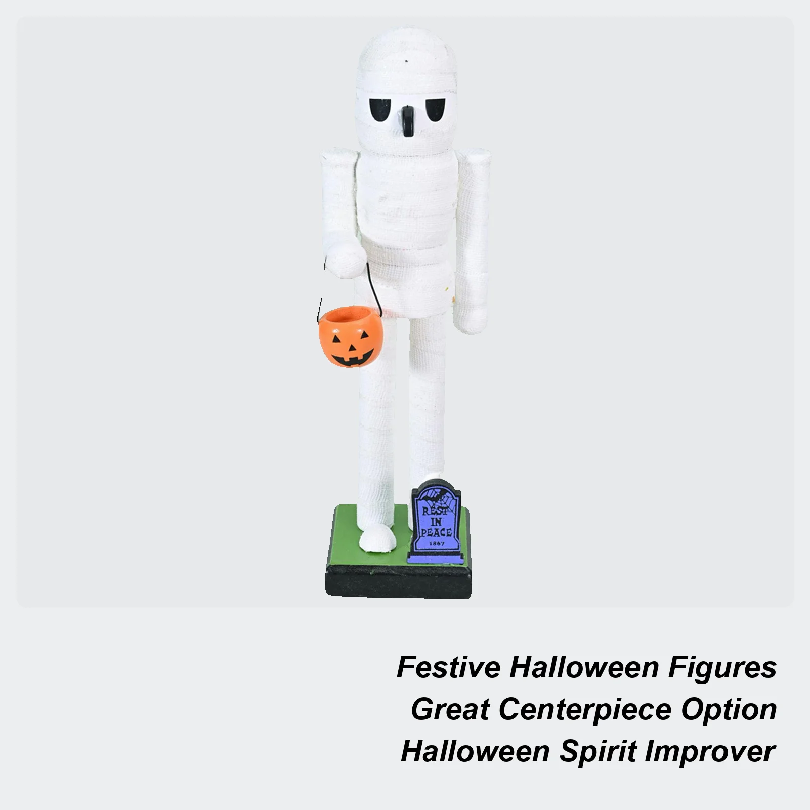 Nutcracker Figurine - Skelet Halloween Notenkraker Bureau-pompoen Heks Notenkraker