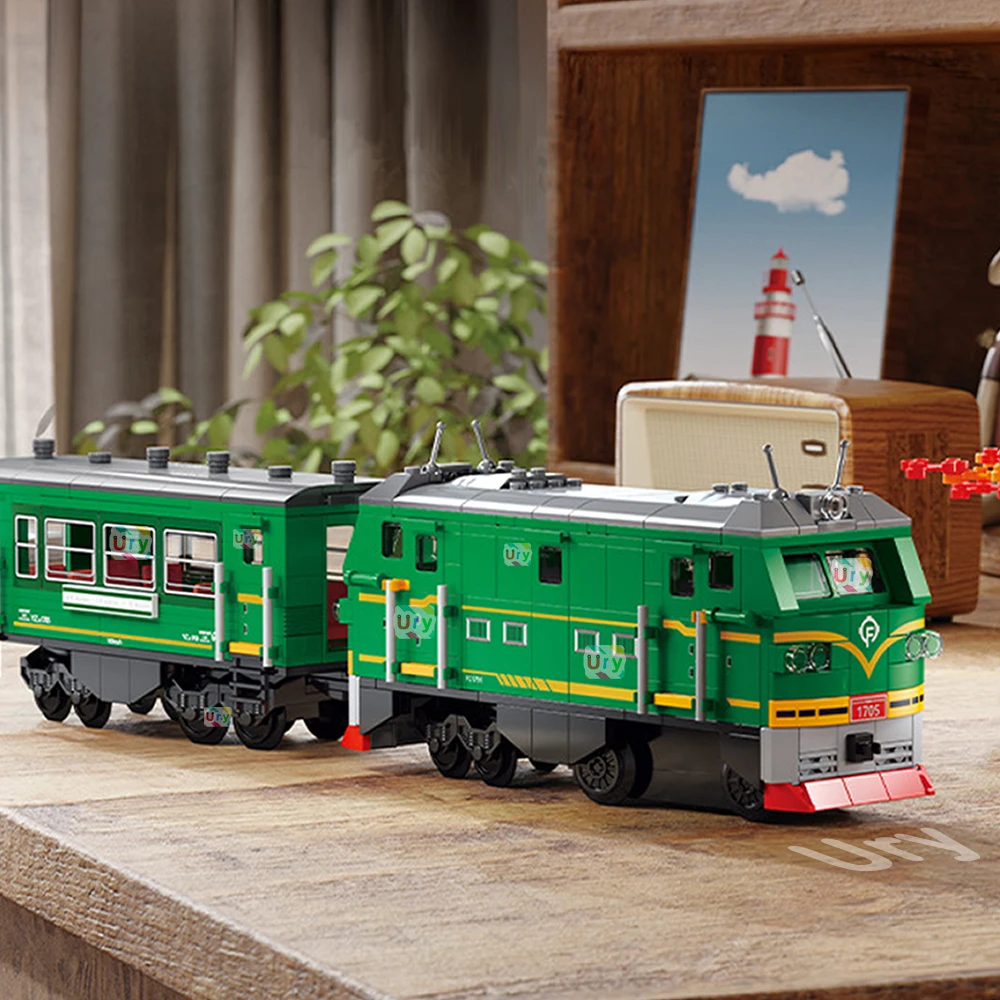 Technische Retro Groene Stoomt - Lego Set City recensie en prijs