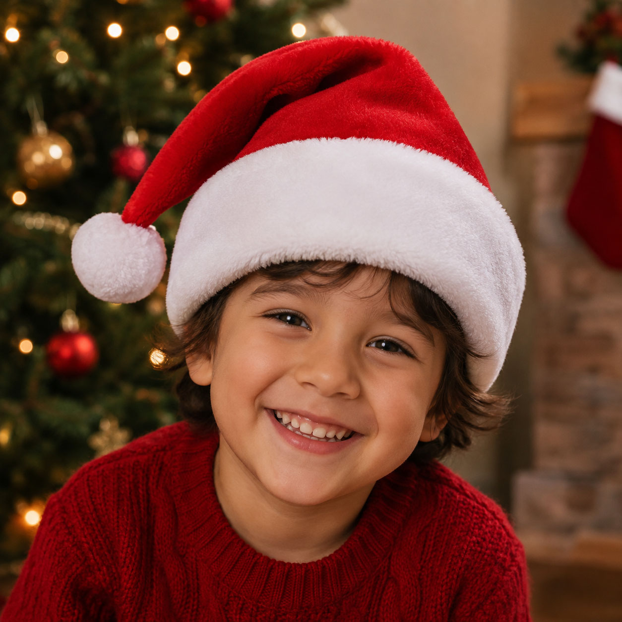 3-delige pluche Kerstmanmuts,  - Santa Hat Plush recensie en prijs