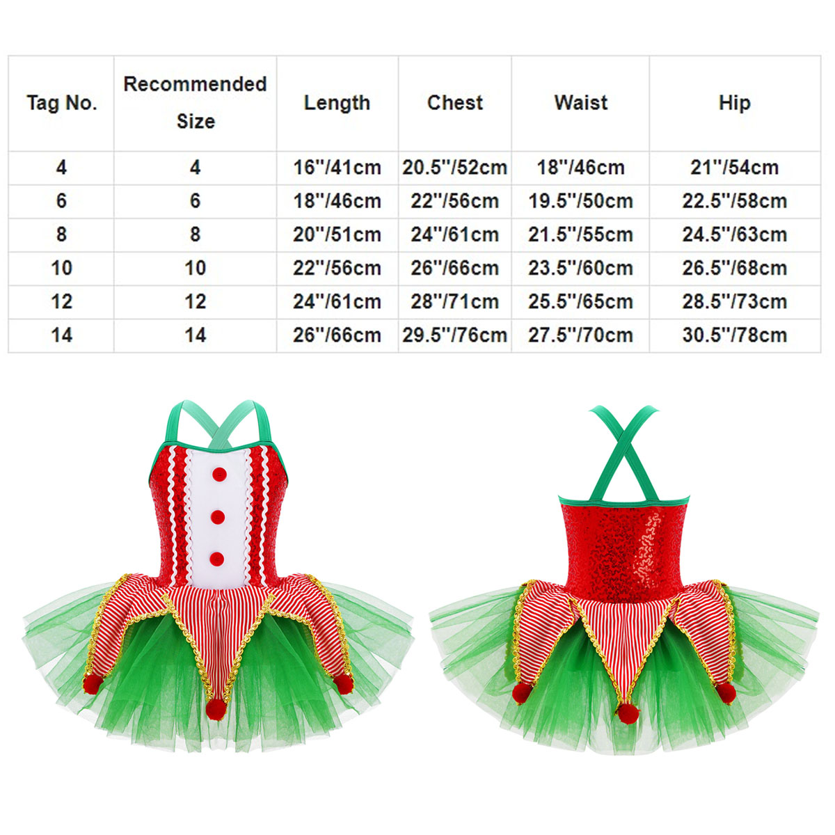 Kinderen Meisjes Mouwloze Pail - Elf Costume Christmas recensie en prijs